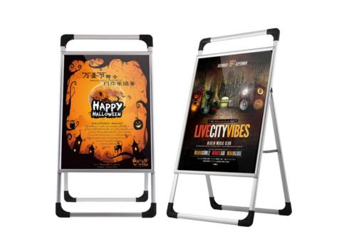 a board poster stand